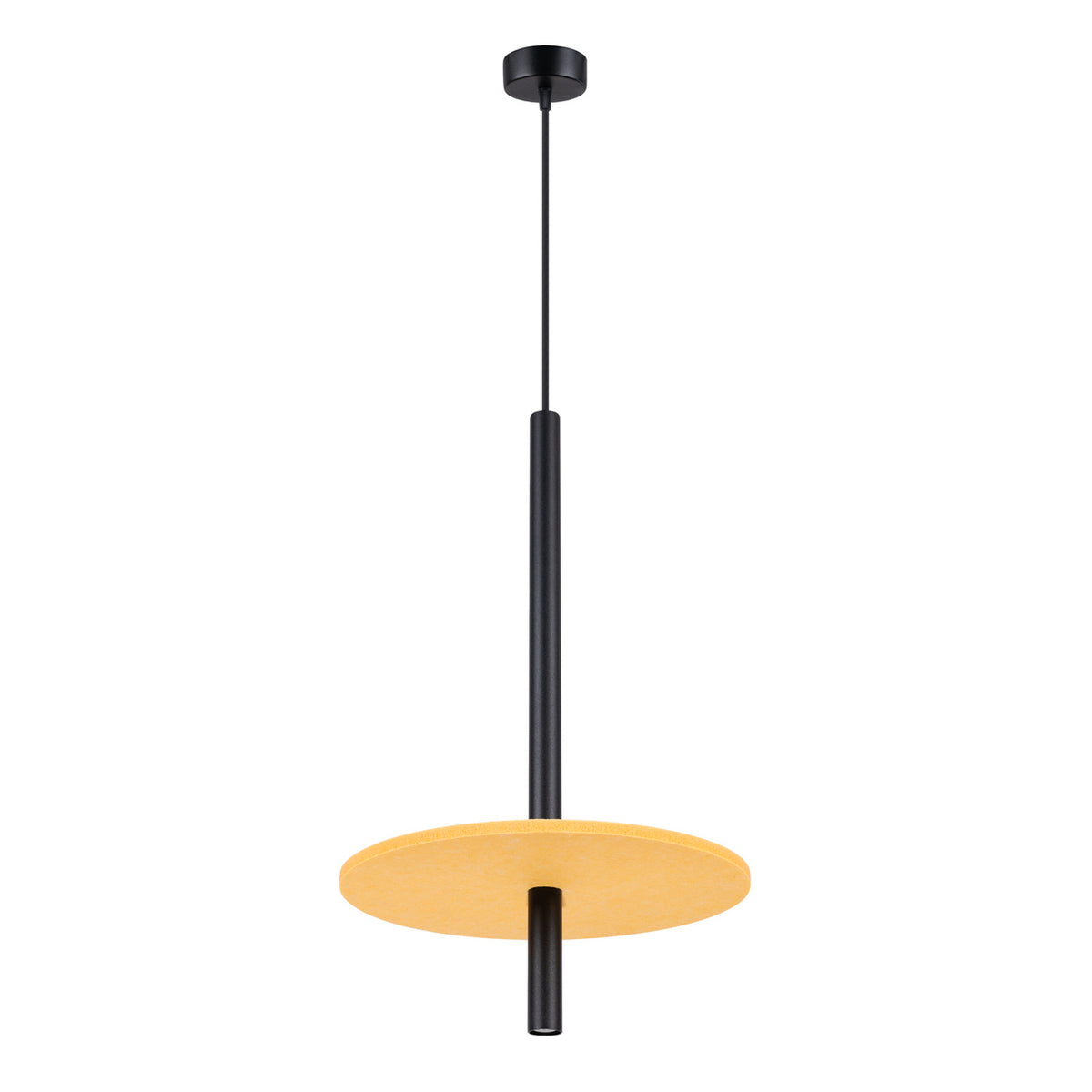 Pendant lamp FELTRO 1 black/yellow
