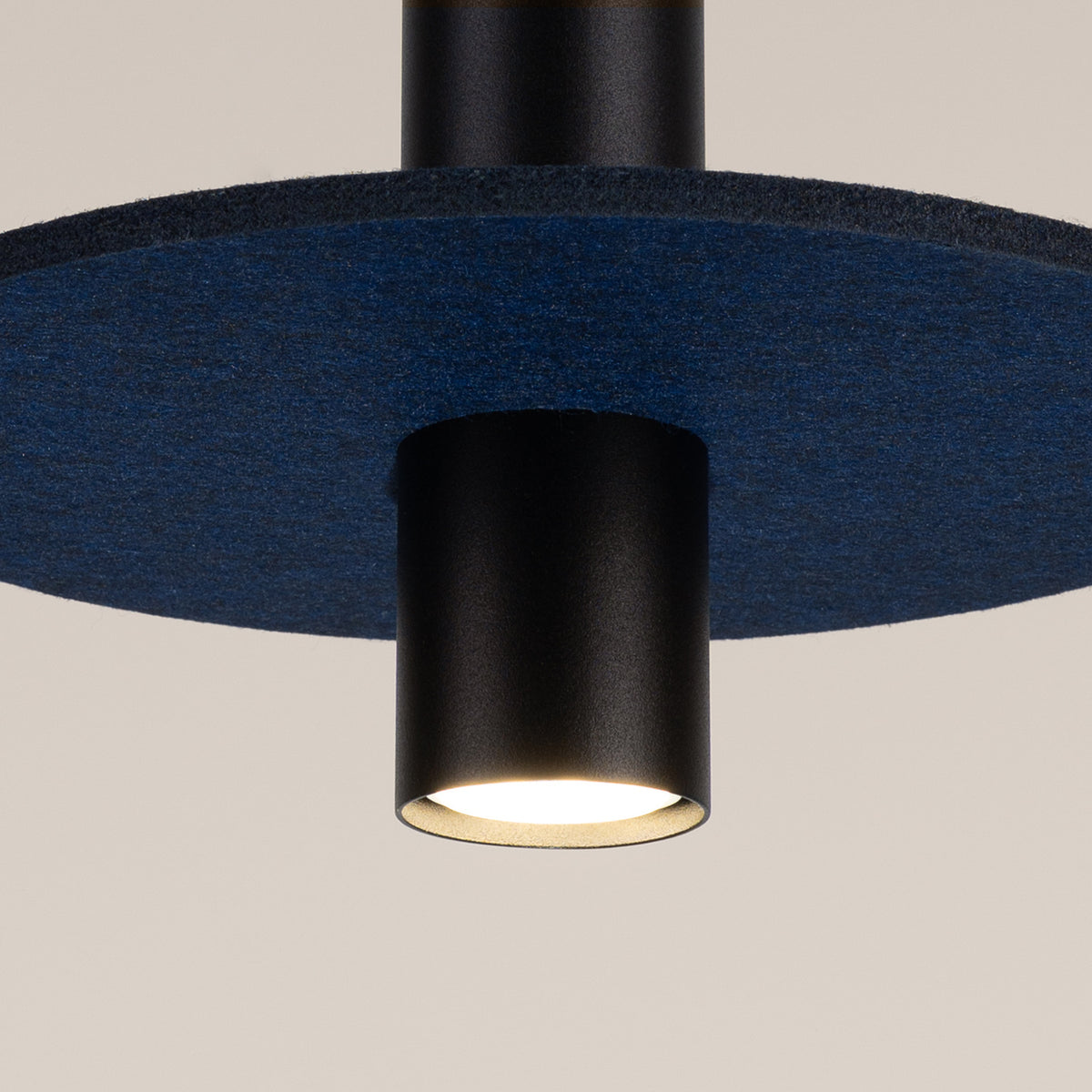 Pendant lamp PELTA 1 black/navy