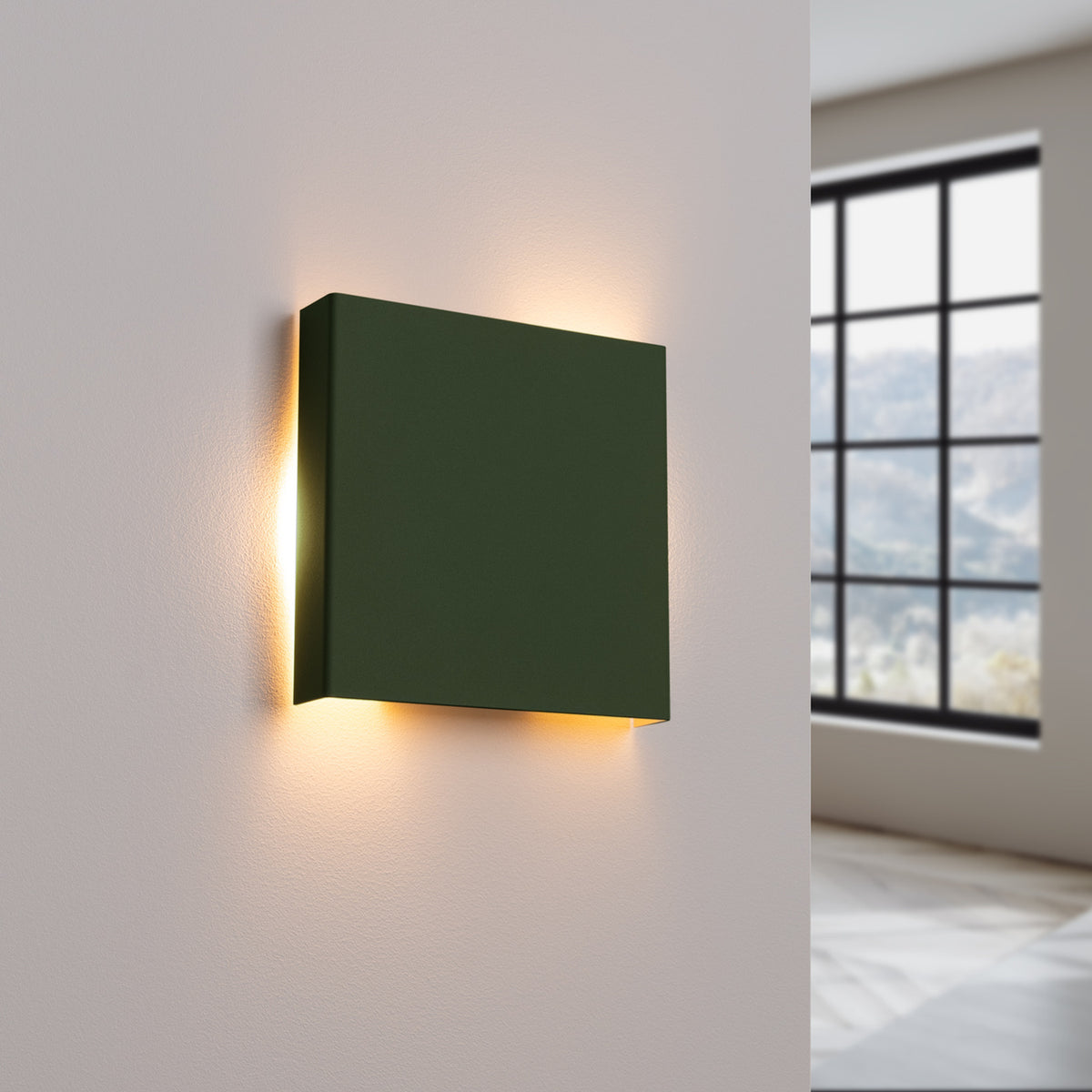 Wall lamp VANTA olive green
