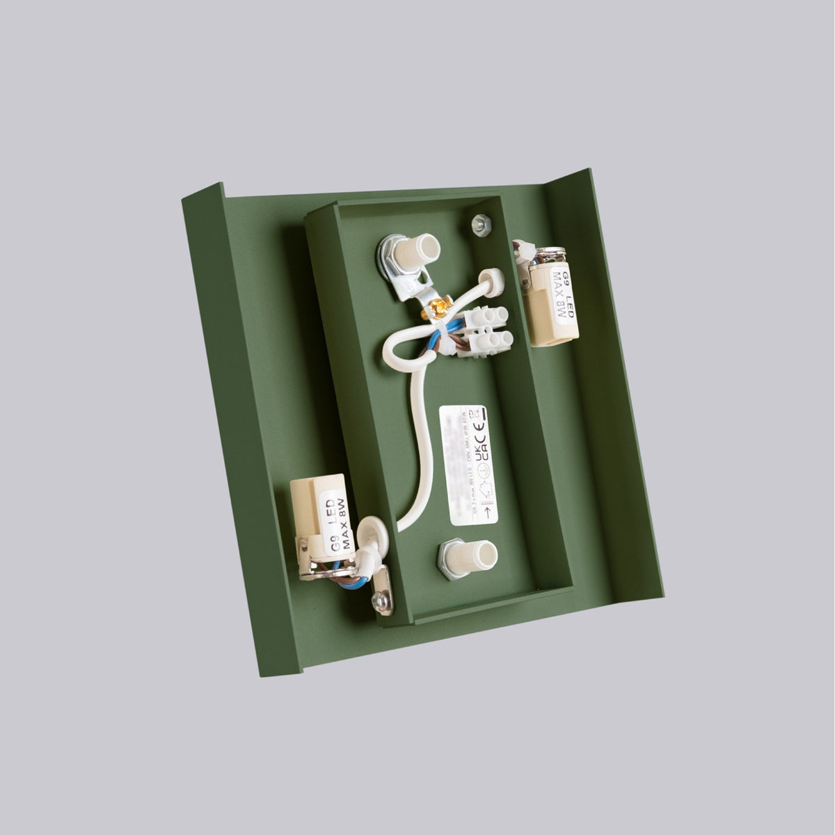 Wall lamp VANTA olive green