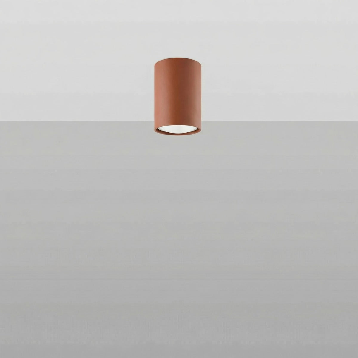 Ceiling lamp LAGOS 10 red ochre