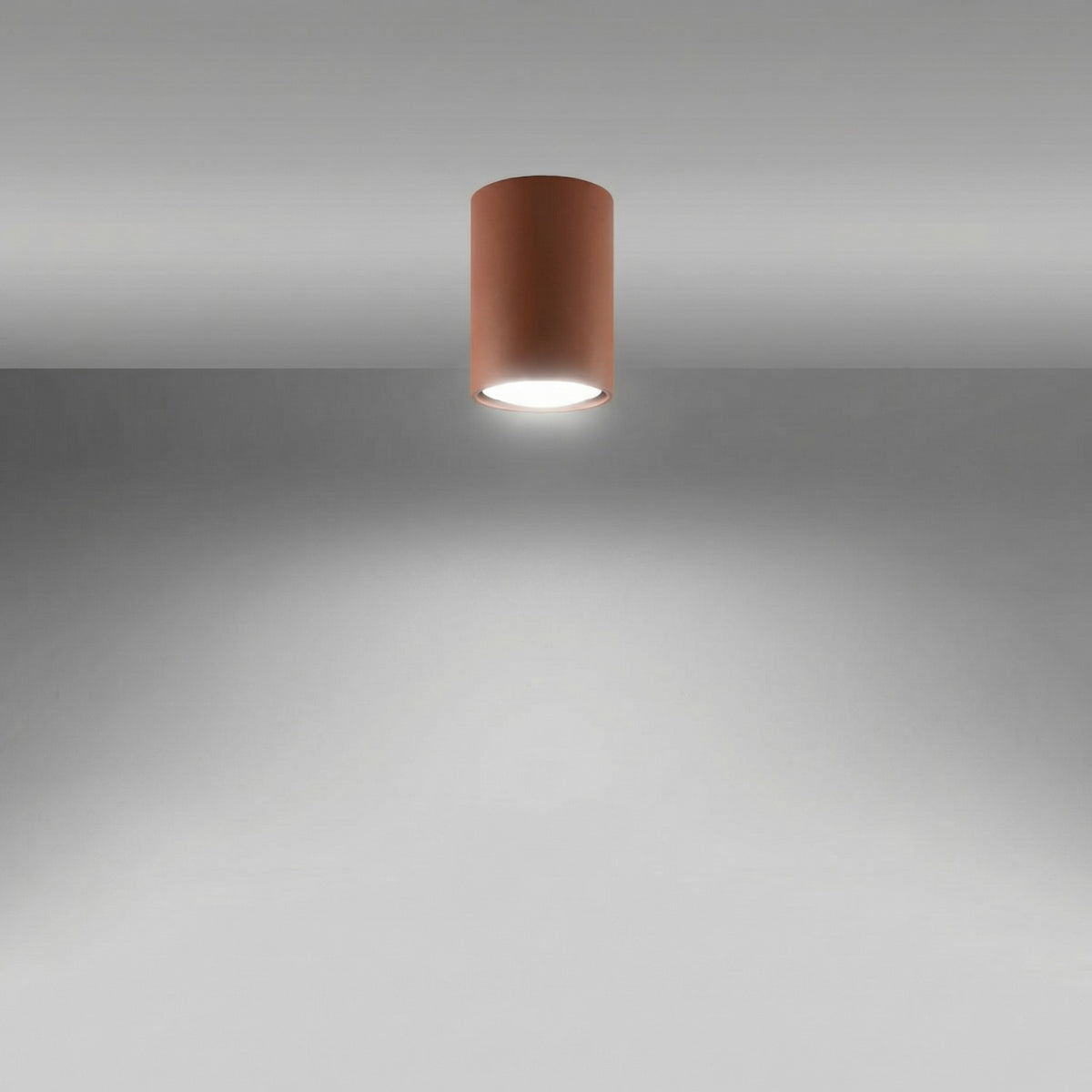 Ceiling lamp LAGOS 10 red ochre