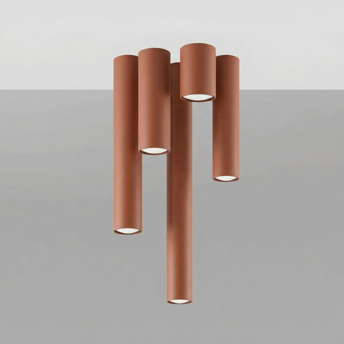 Ceiling lamp LAGOS 10 red ochre