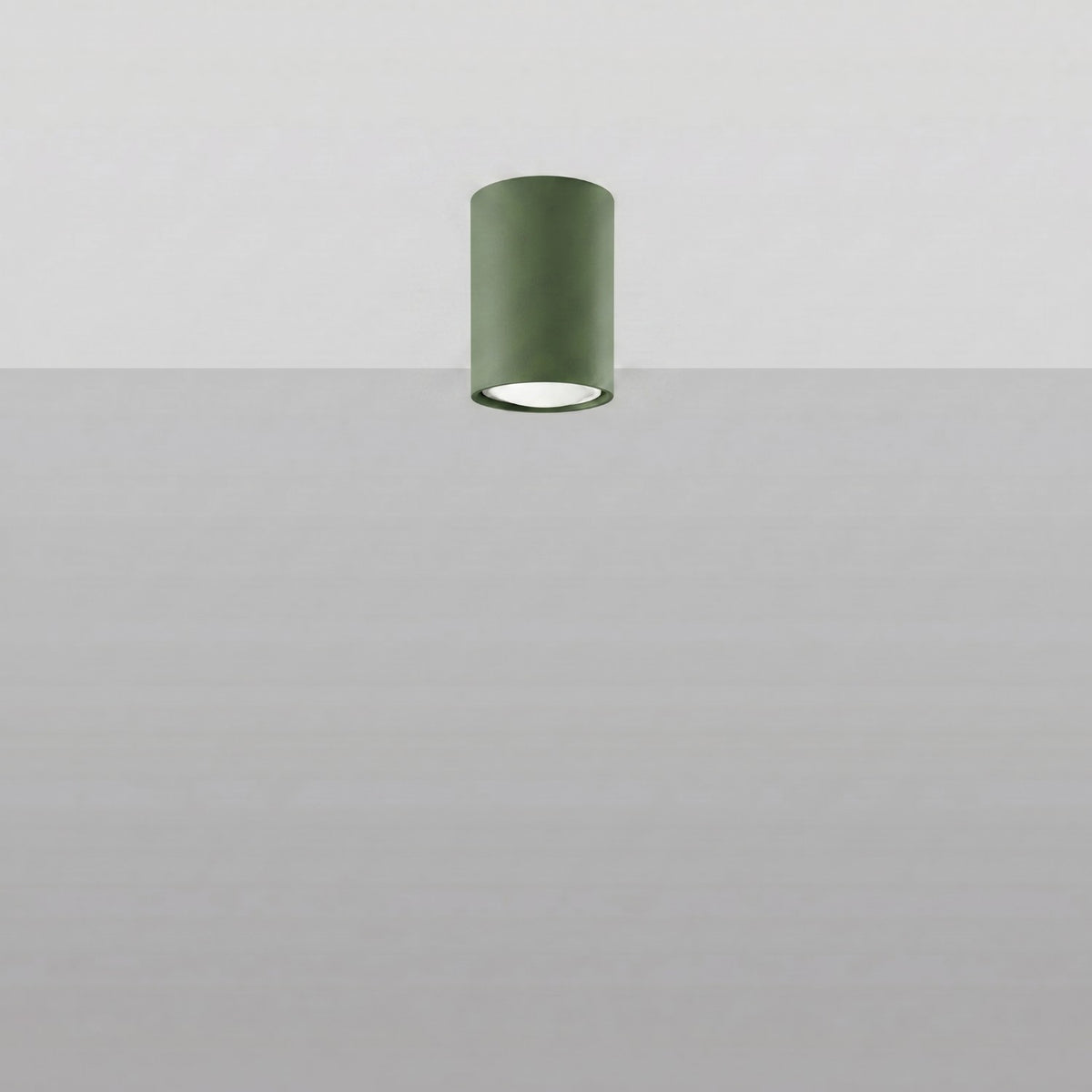 Ceiling lamp LAGOS 10 olive green