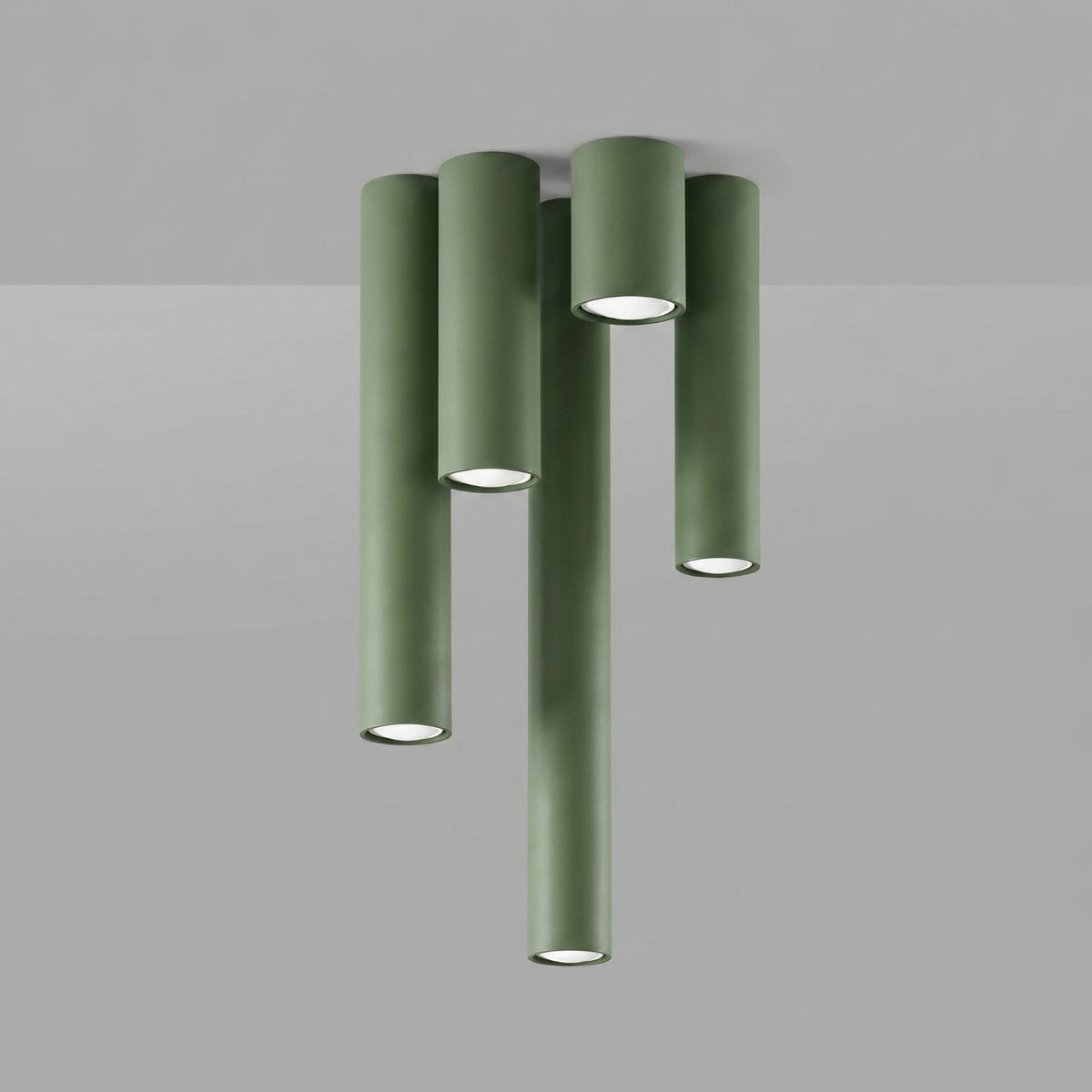 Ceiling lamp LAGOS 10 olive green