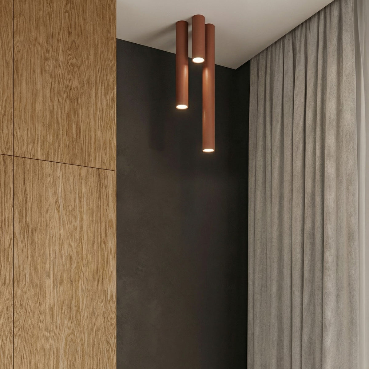 Ceiling lamp LAGOS 20 red ochre