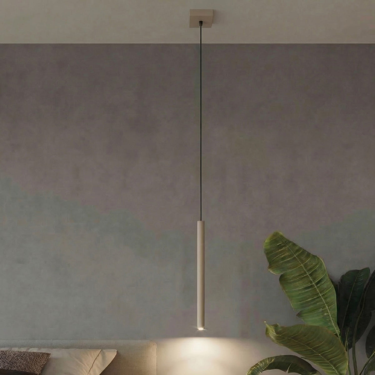 Pendant lamp PASTELO 1 taupe