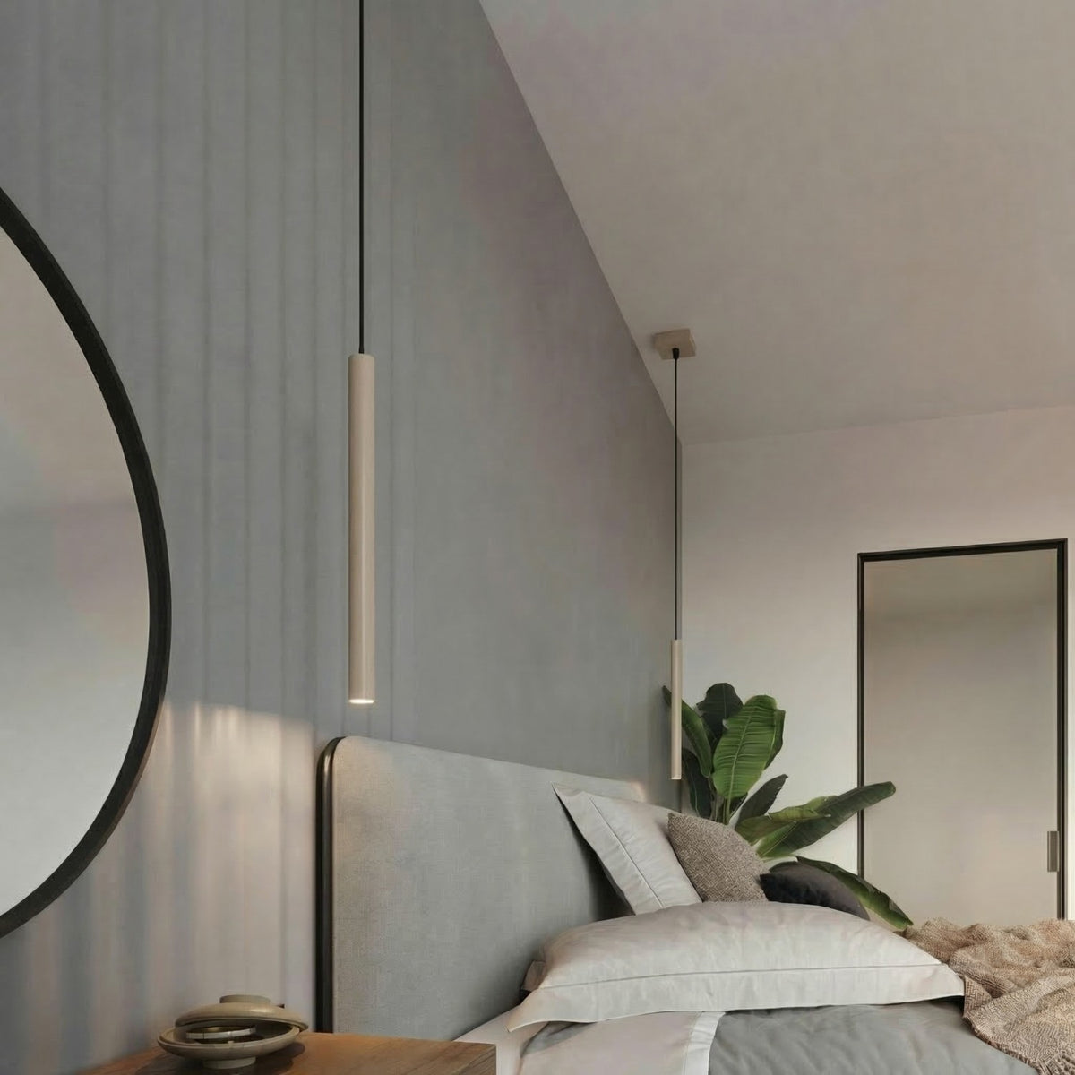 Pendant lamp PASTELO 1 taupe