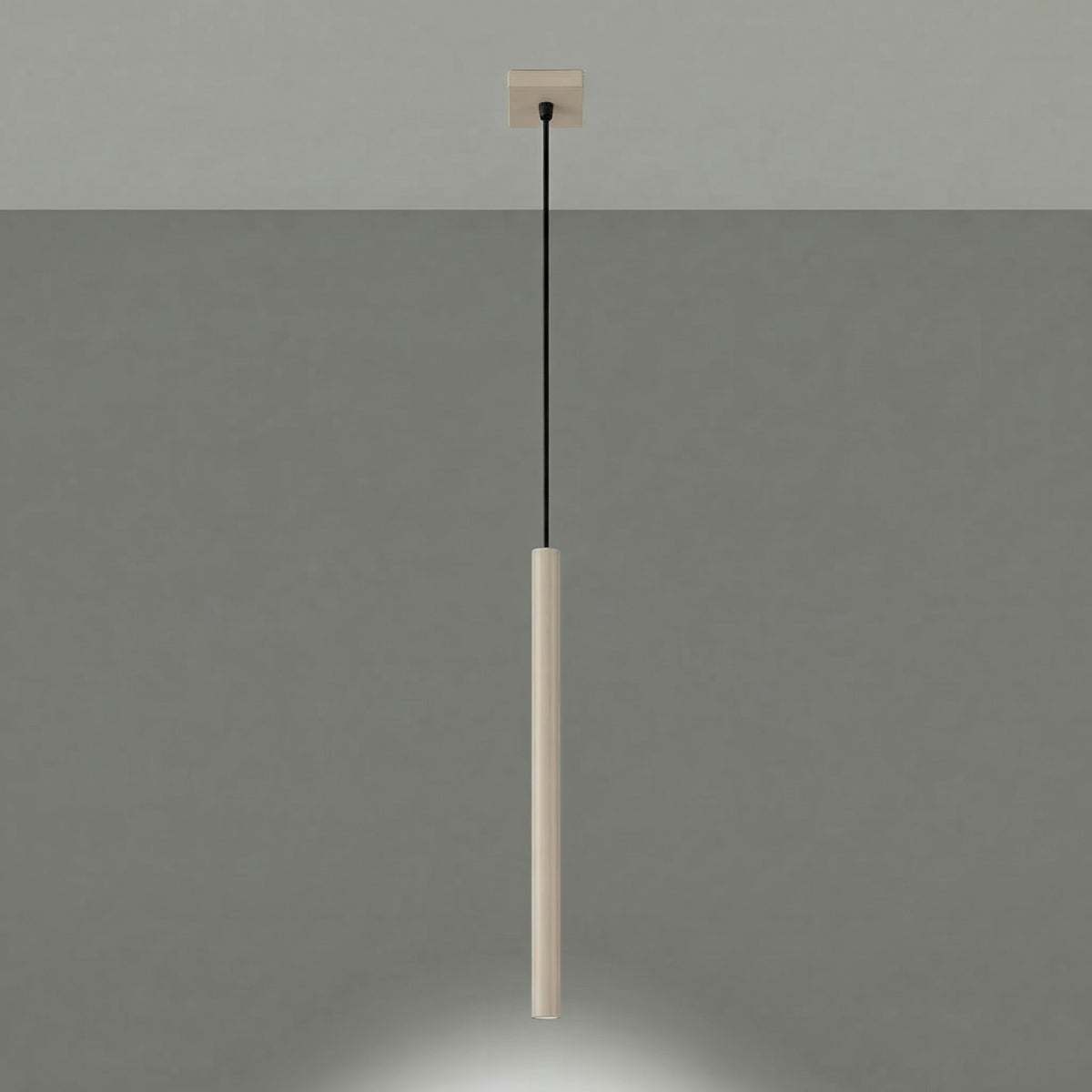 Pendant lamp PASTELO 1 taupe