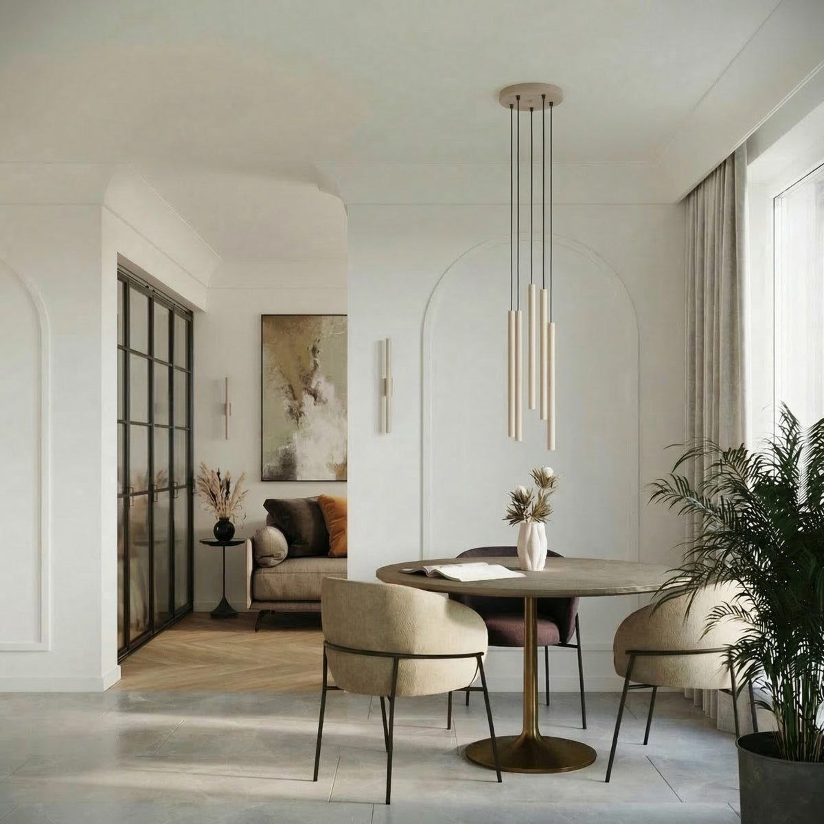 Pendant lamp PASTELO 2 taupe
