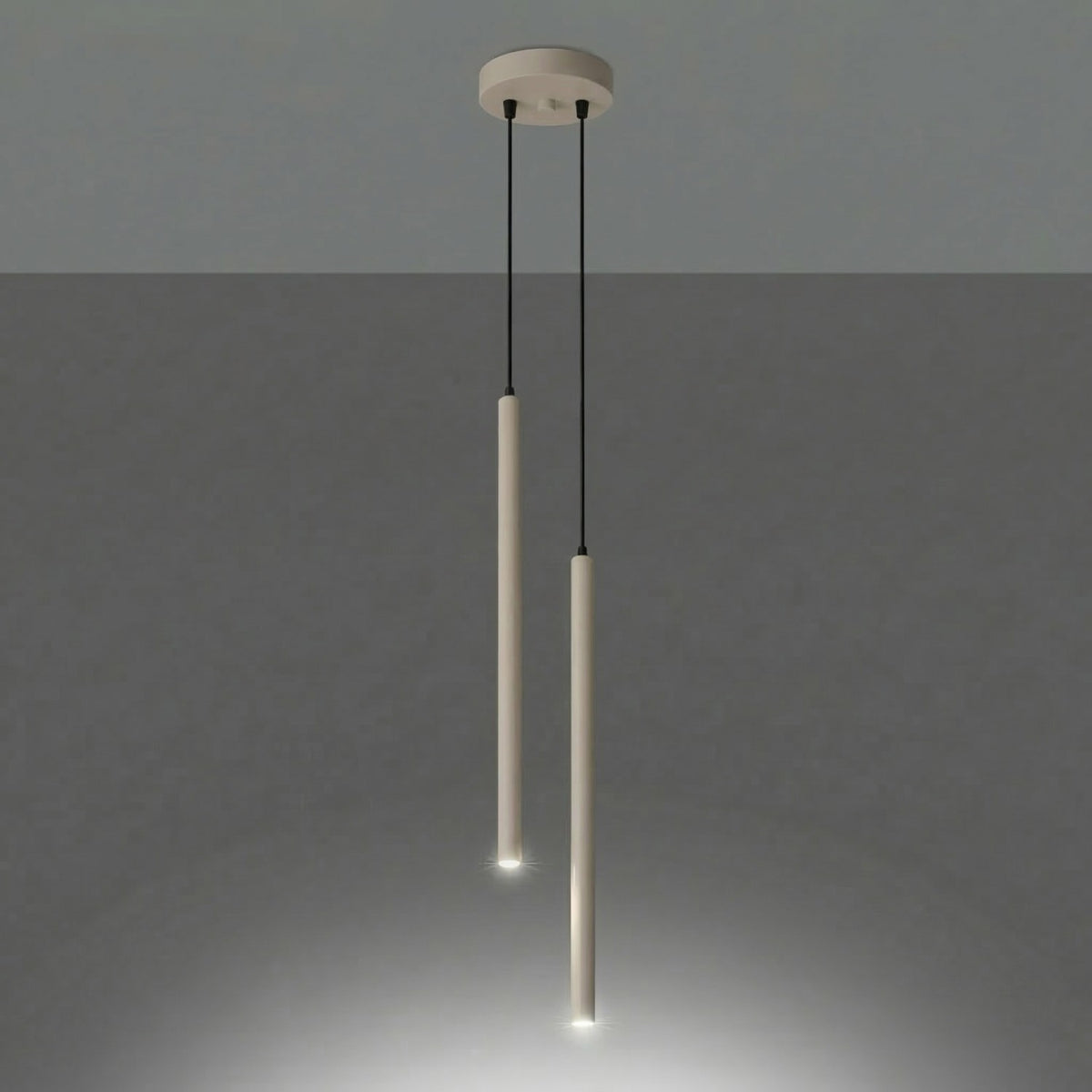 Pendant lamp PASTELO 2 taupe