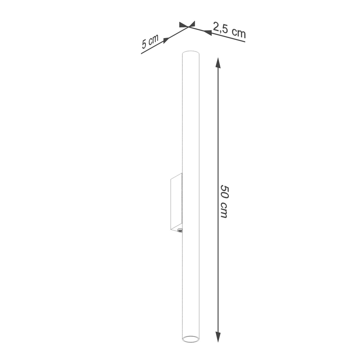 Wall lamp PASTELO 2 taupe