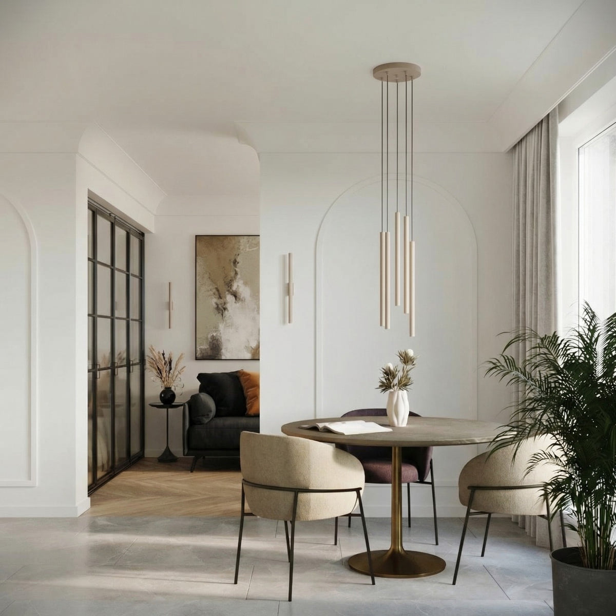 Wall lamp PASTELO 2 taupe