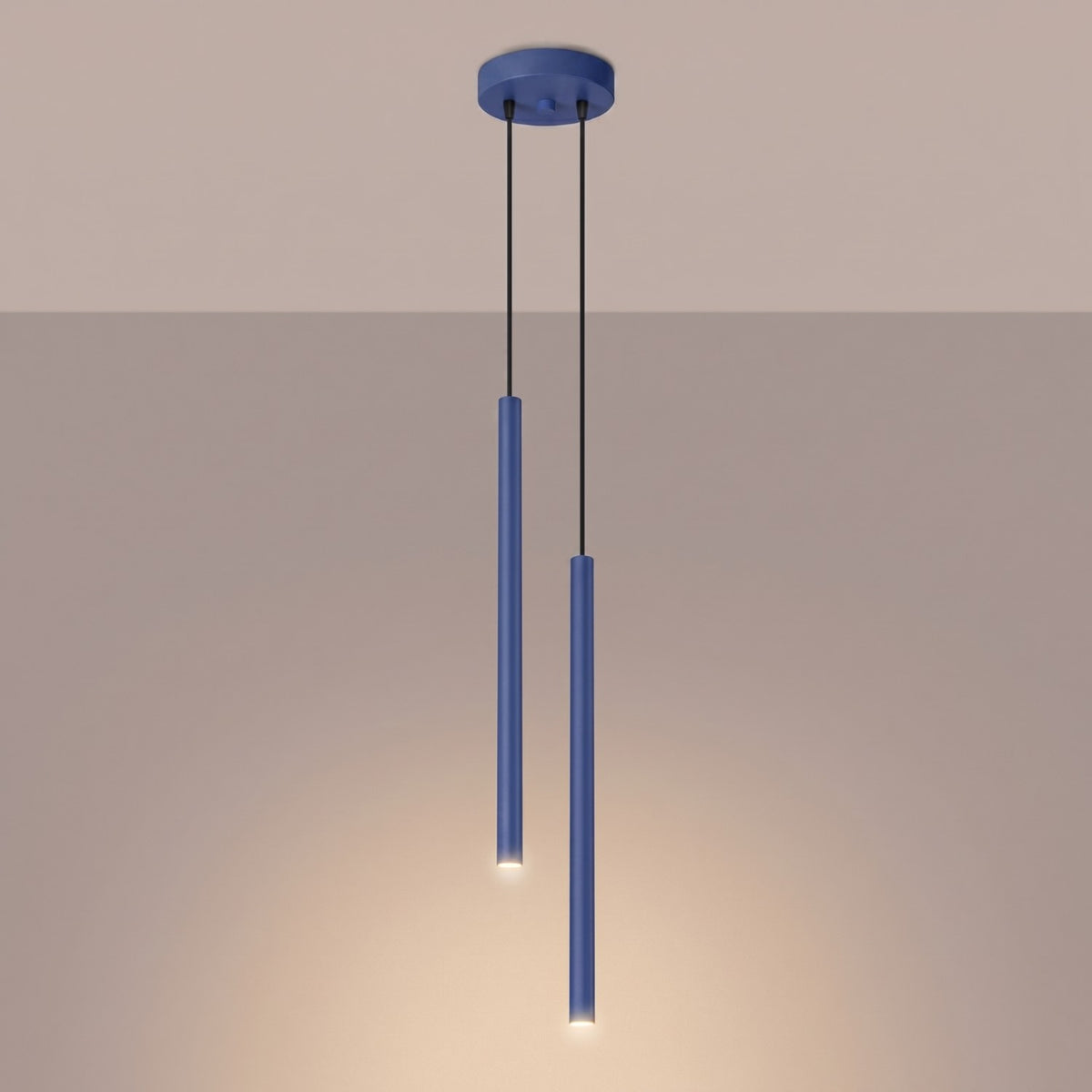 Pendant lamp PASTELO 2 ultramarine