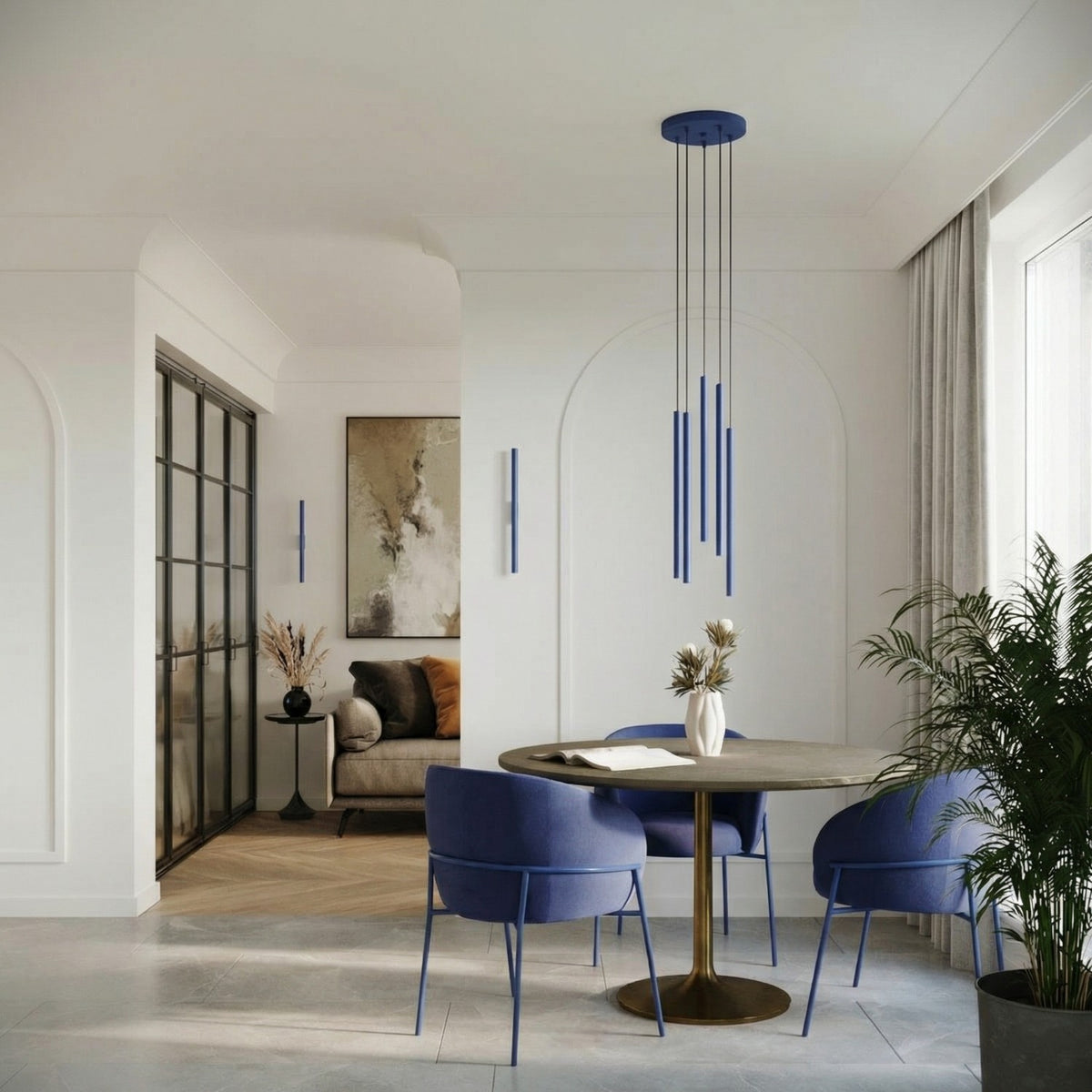 Wall lamp PASTELO 2 ultramarine