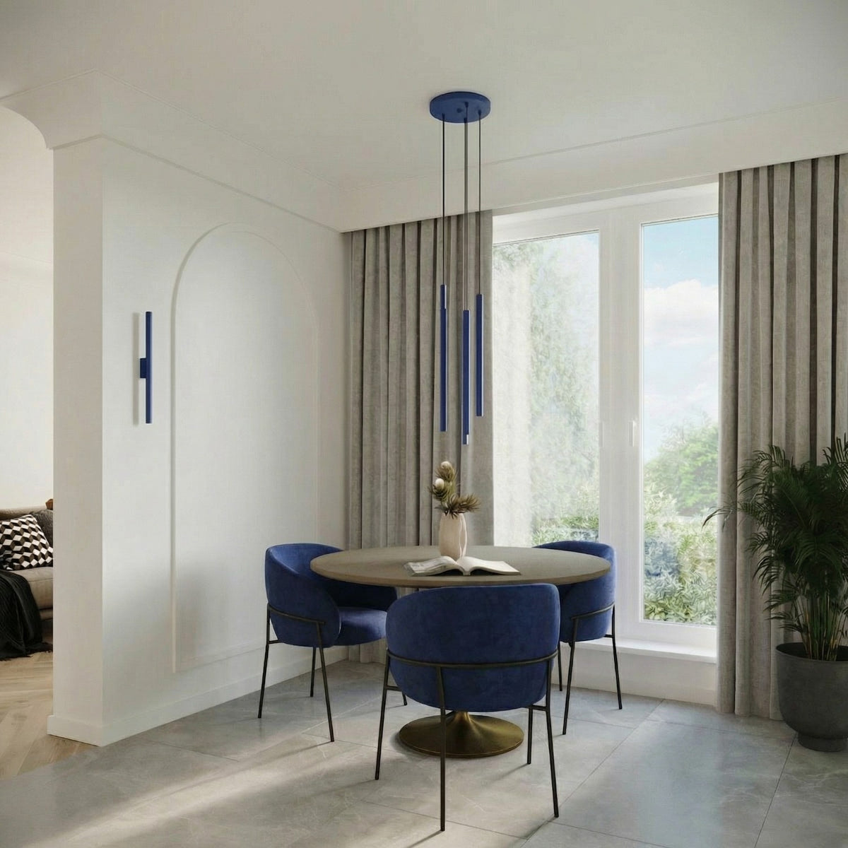 Wall lamp PASTELO 2 ultramarine