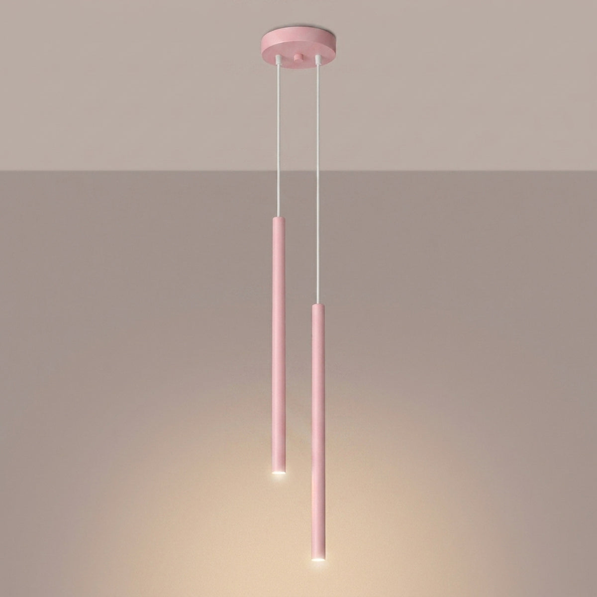 Pendant lamp PASTELO 2 pink