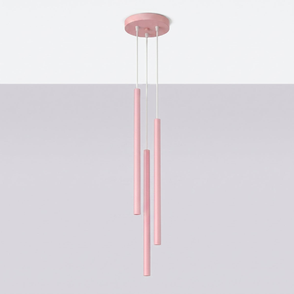 Pendant lamp PASTELO 3P pink