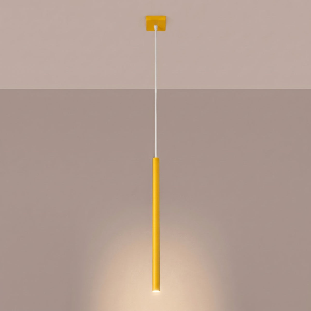 Pendant lamp PASTELO 1 yellow