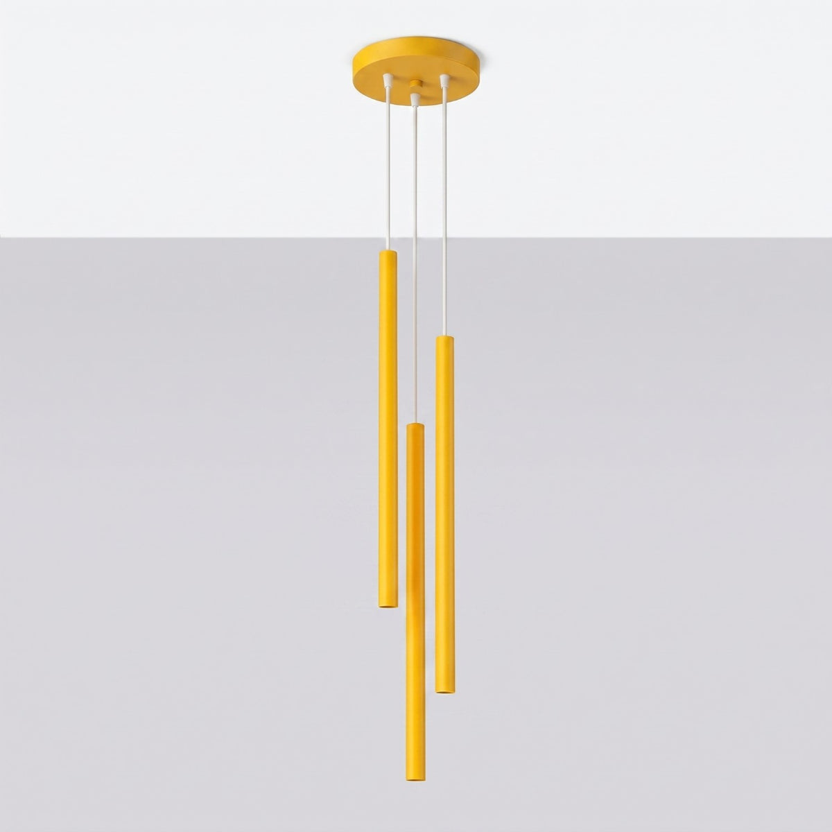 Pendant lamp PASTELO 3P yellow