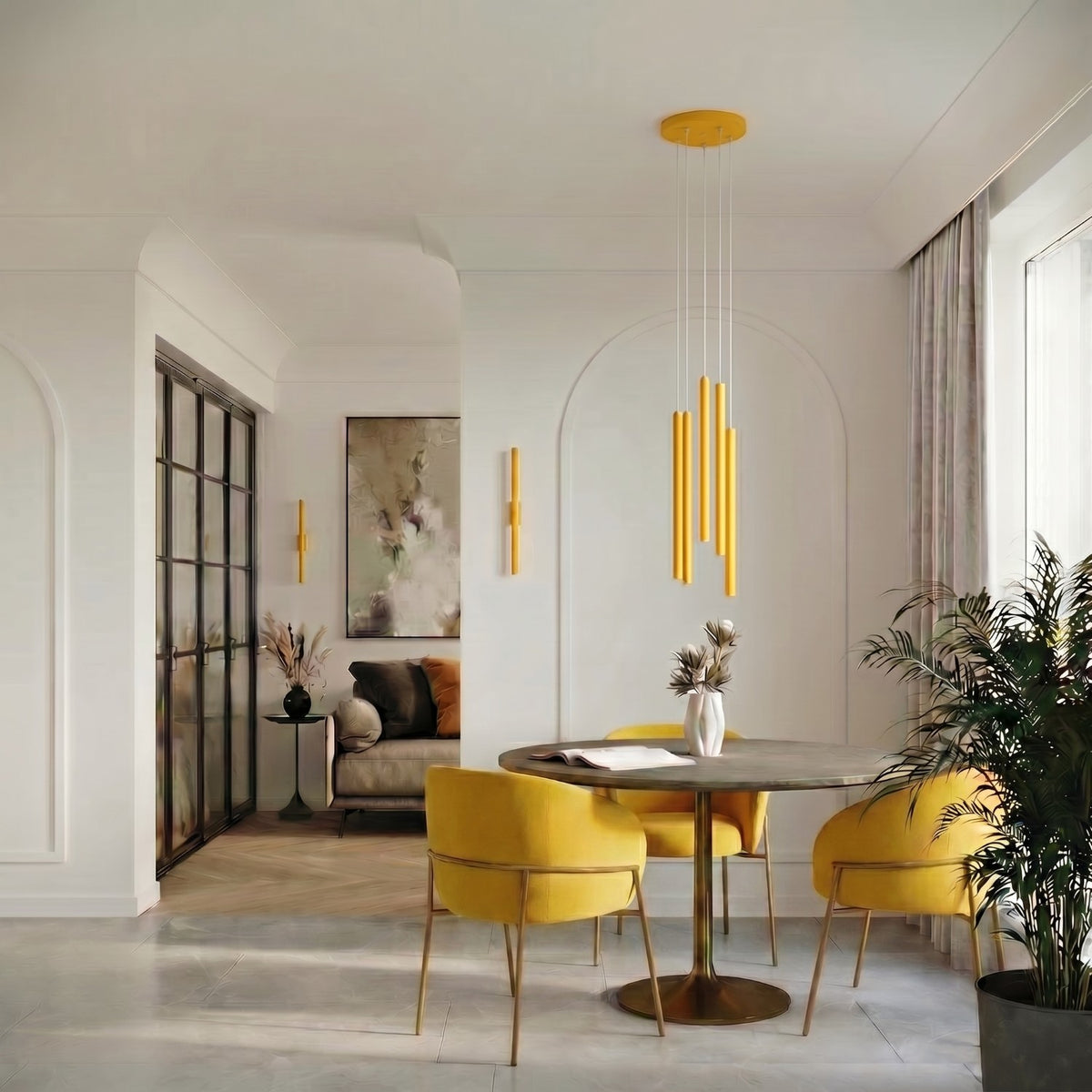 Wall lamp PASTELO 2 yellow