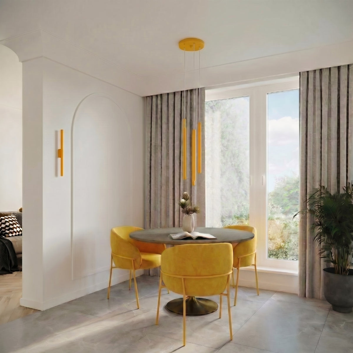 Wall lamp PASTELO 2 yellow