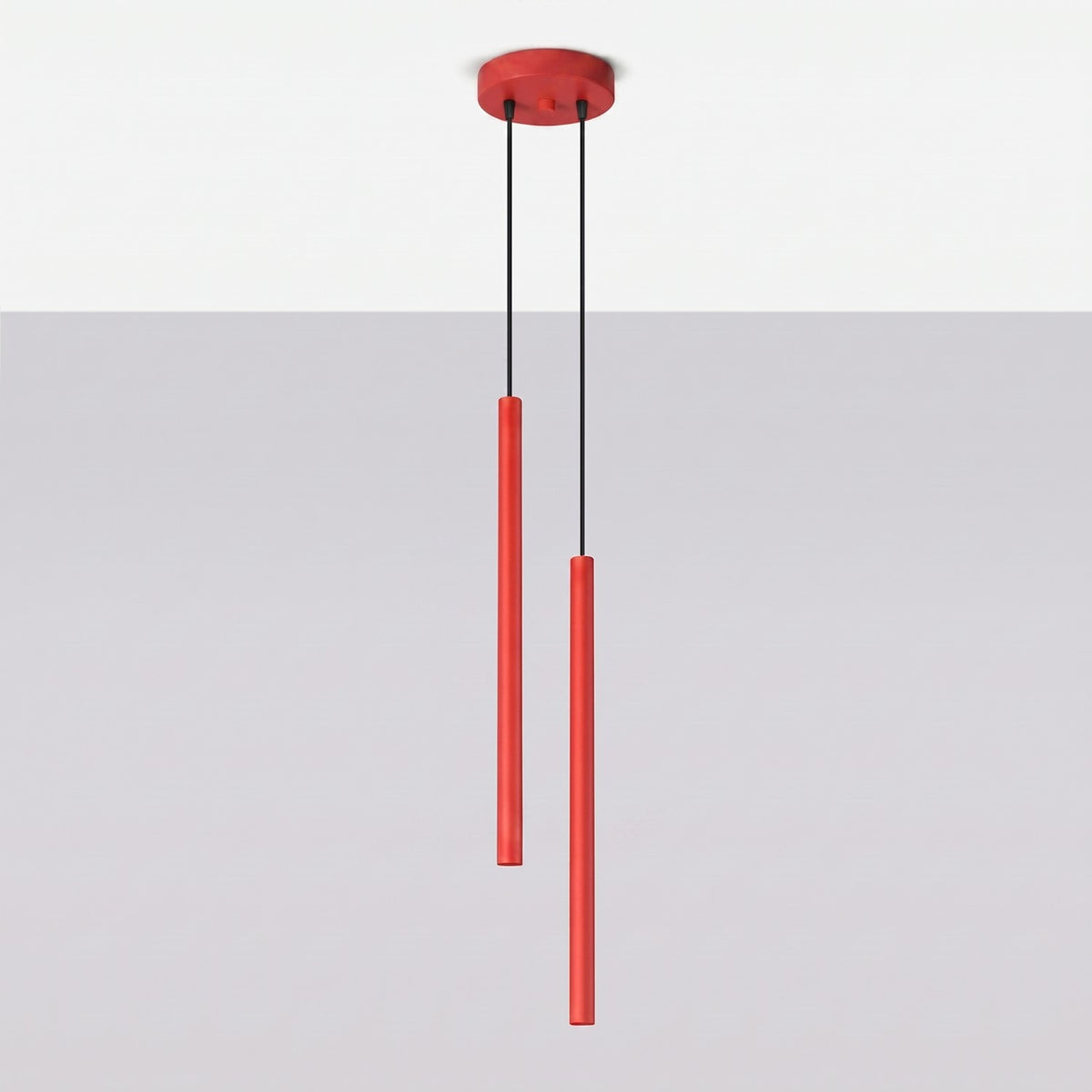 Pendant lamp PASTELO 2 red