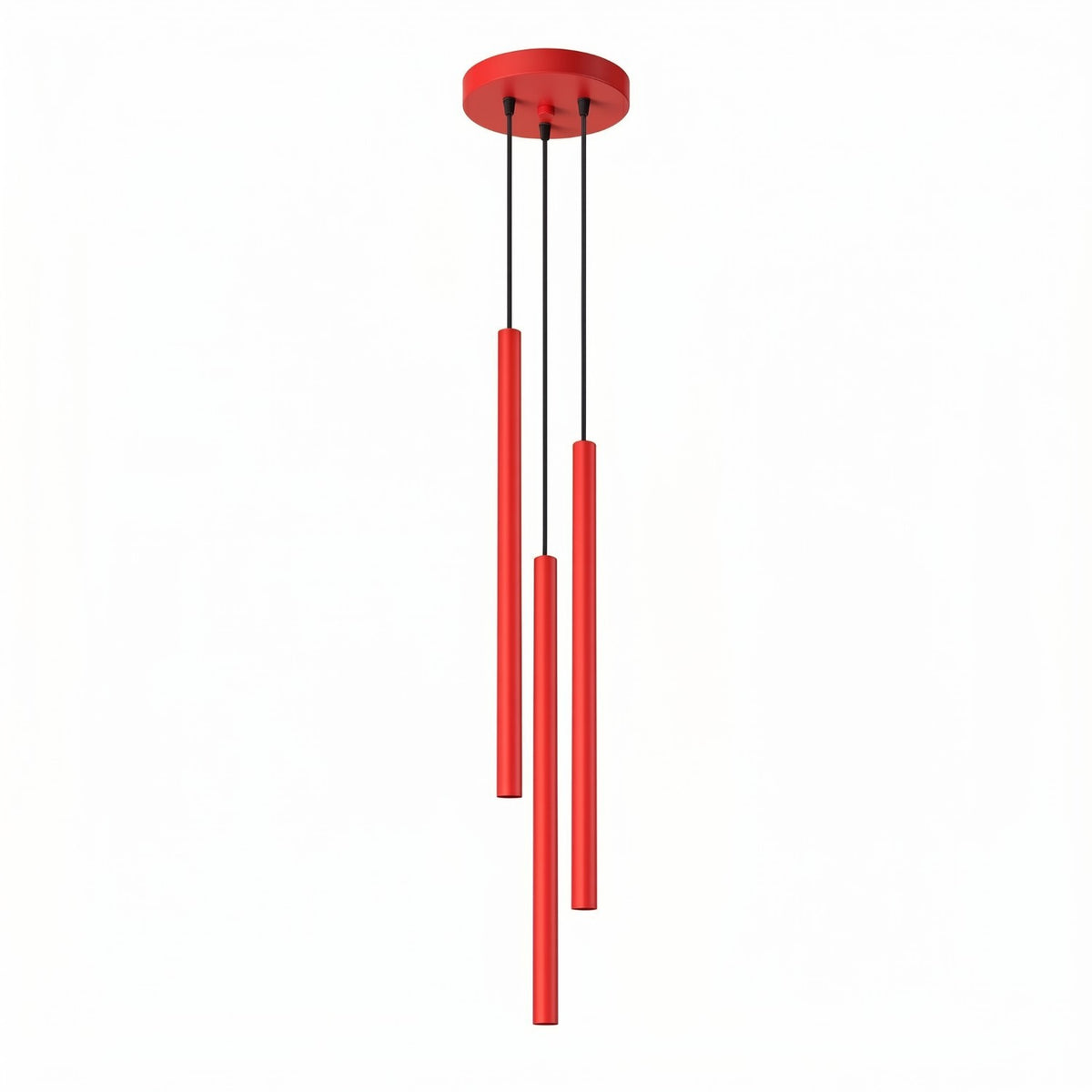 Pendant lamp PASTELO 3P red