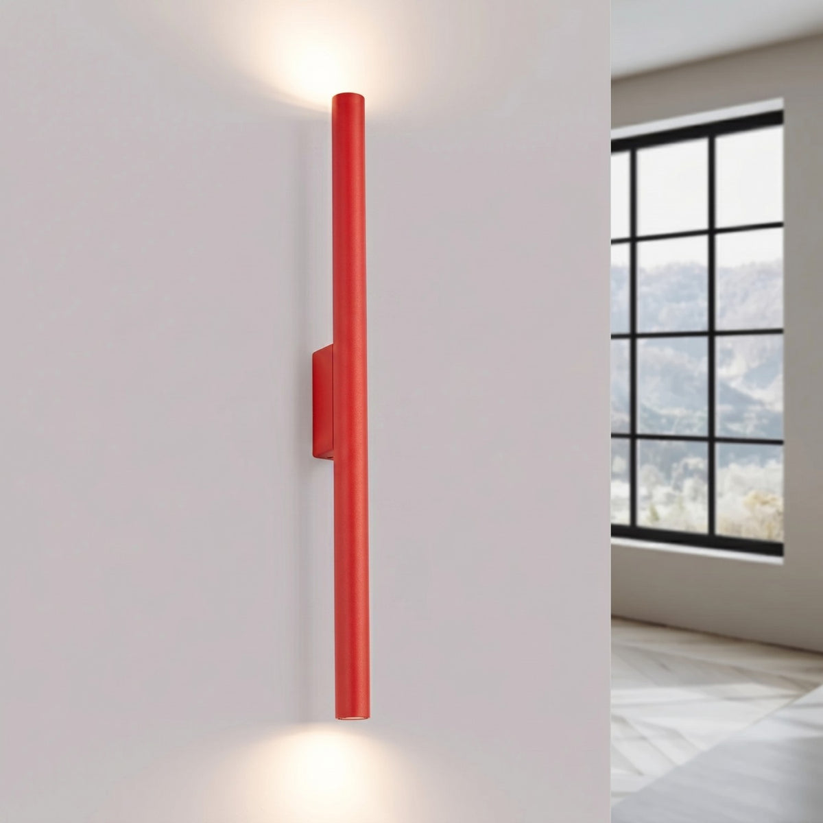 Wall lamp PASTELO 2 red