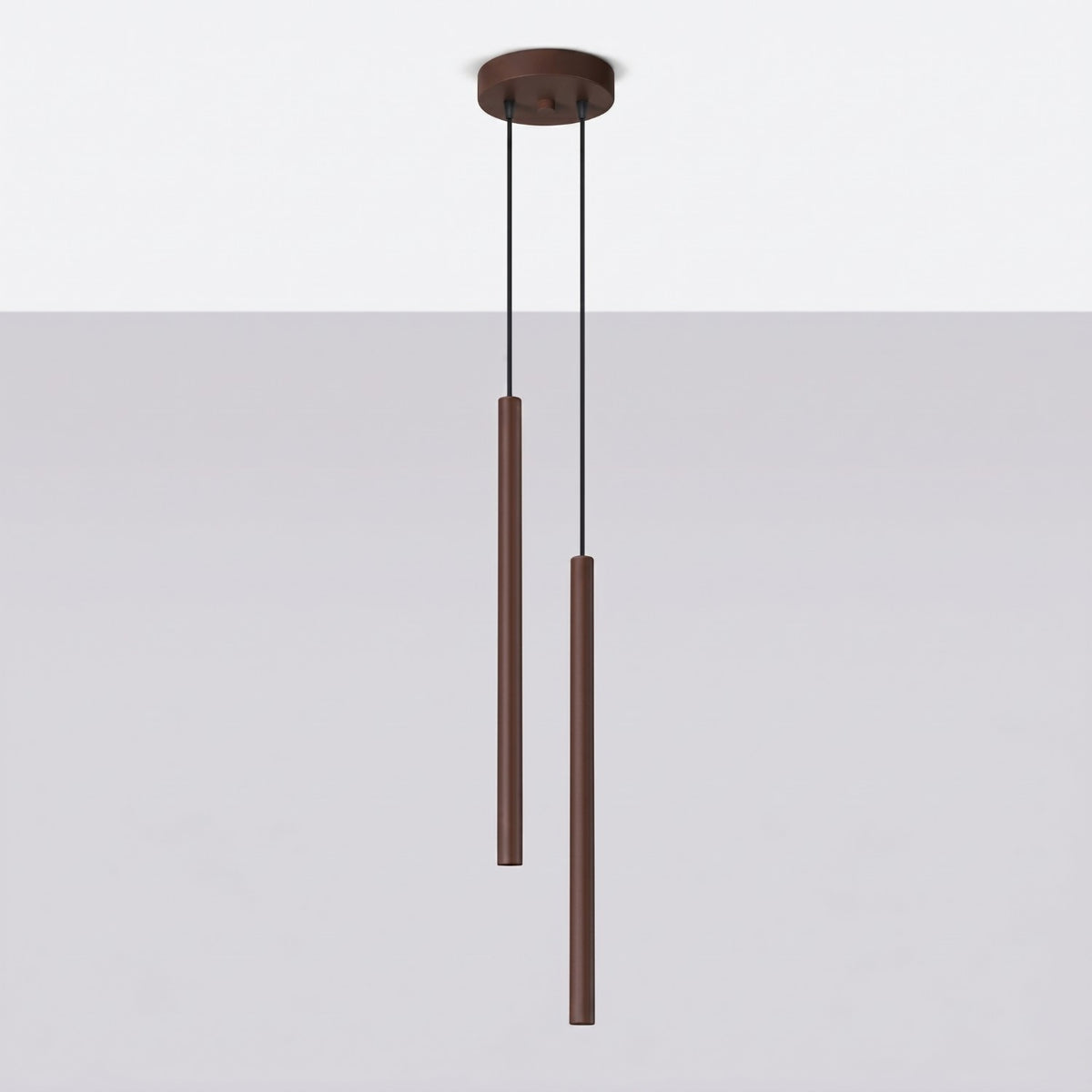 Pendant lamp PASTELO 2 brown