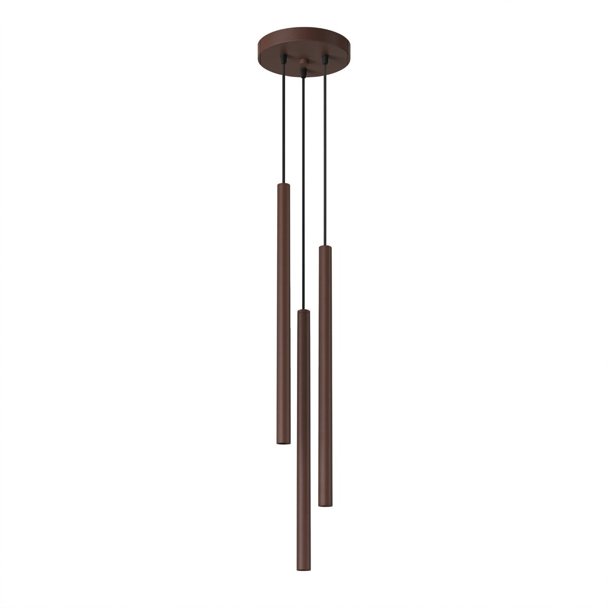 Pendant lamp PASTELO 3P brown