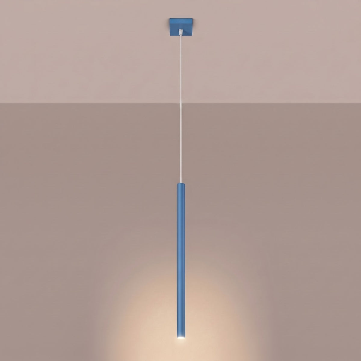 Pendant lamp PASTELO 1 azure