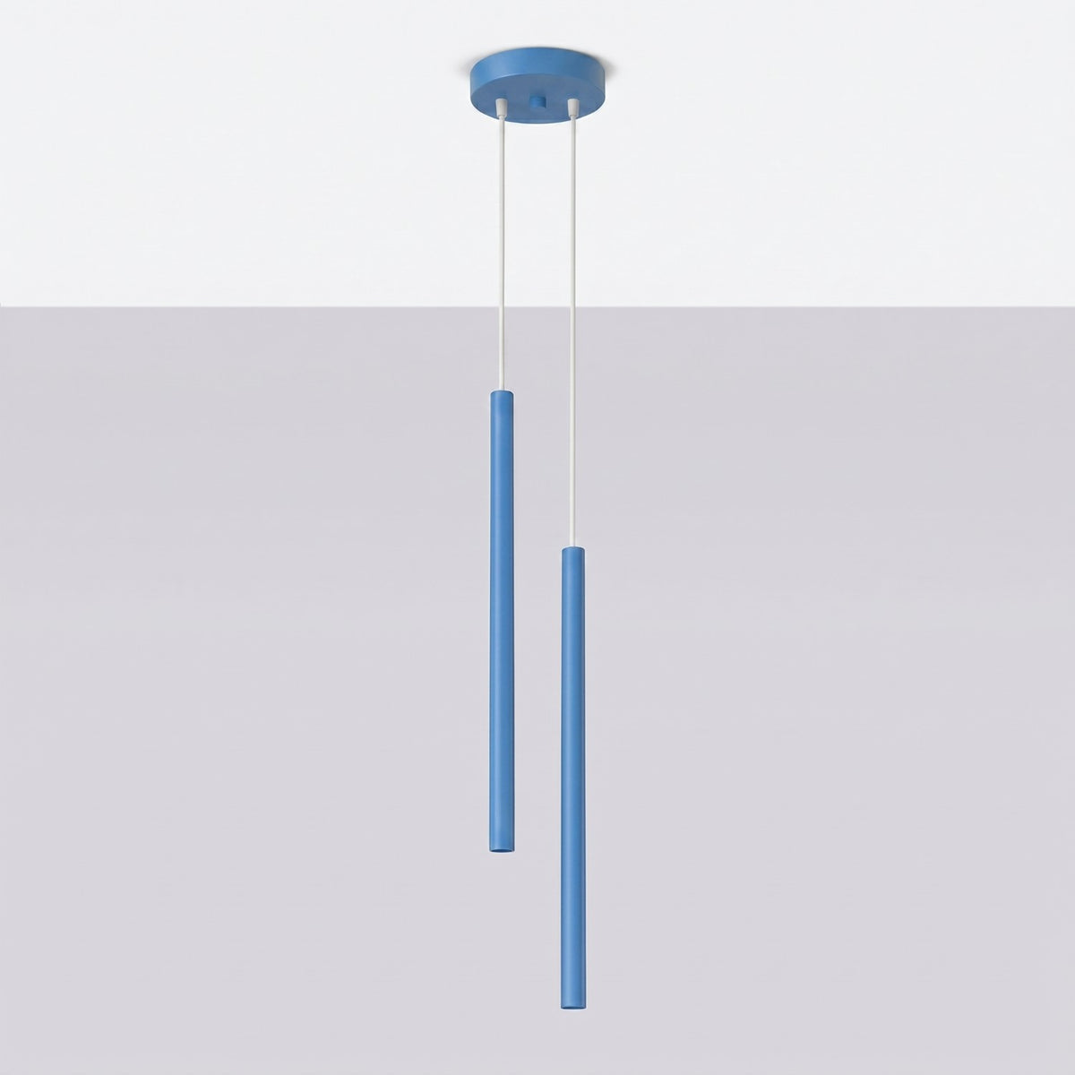 Pendant lamp PASTELO 2 azure