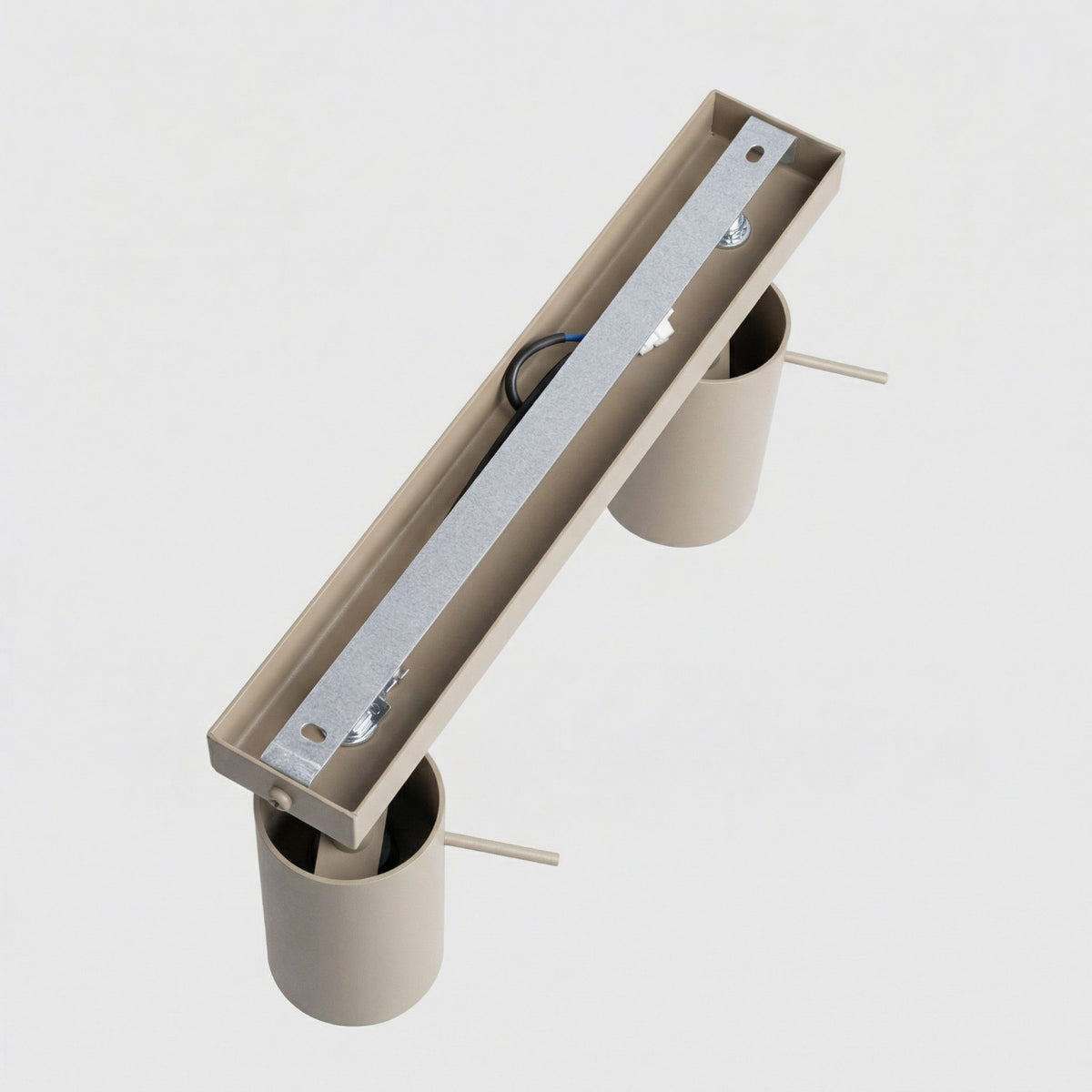 Ceiling lamp RING 2 taupe