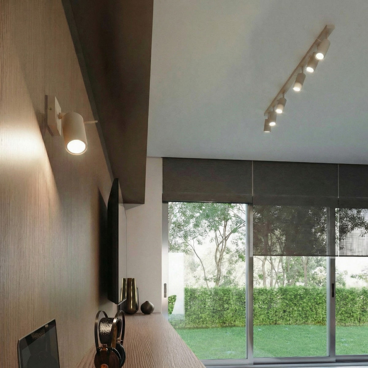 Ceiling lamp RING 3 taupe