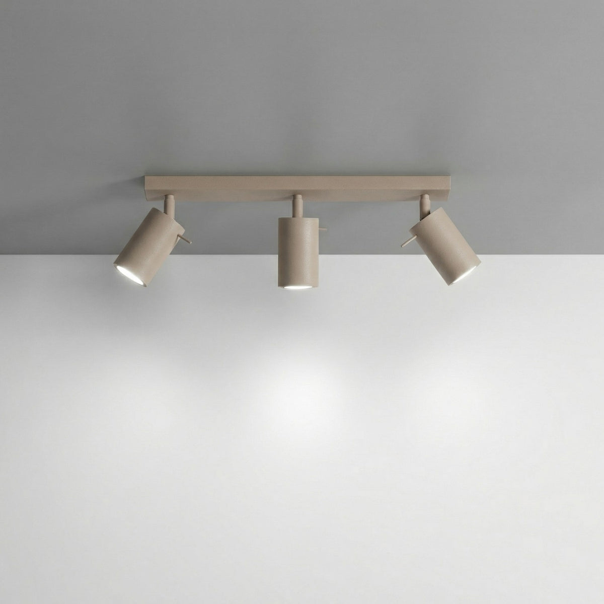 Ceiling lamp RING 3 taupe