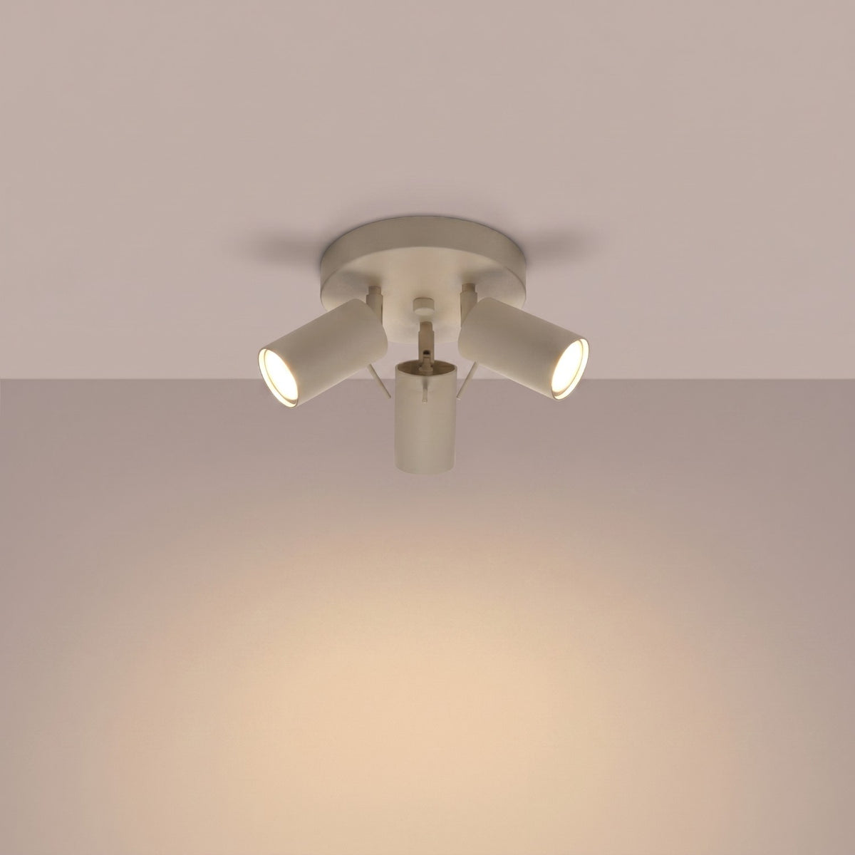 Ceiling lamp RING 3P taupe