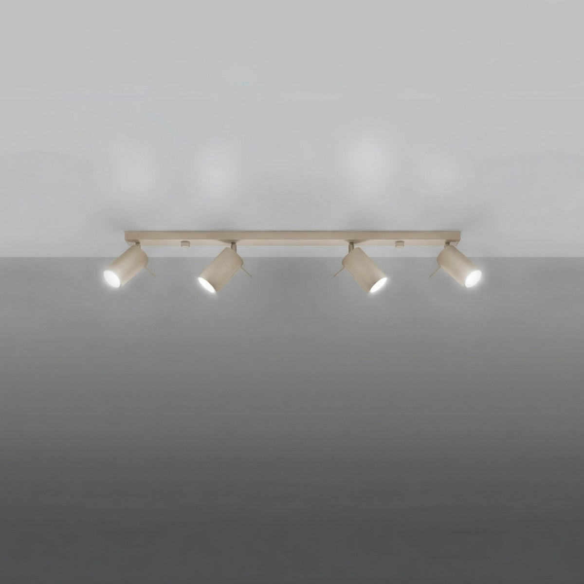 Ceiling lamp RING 4L taupe
