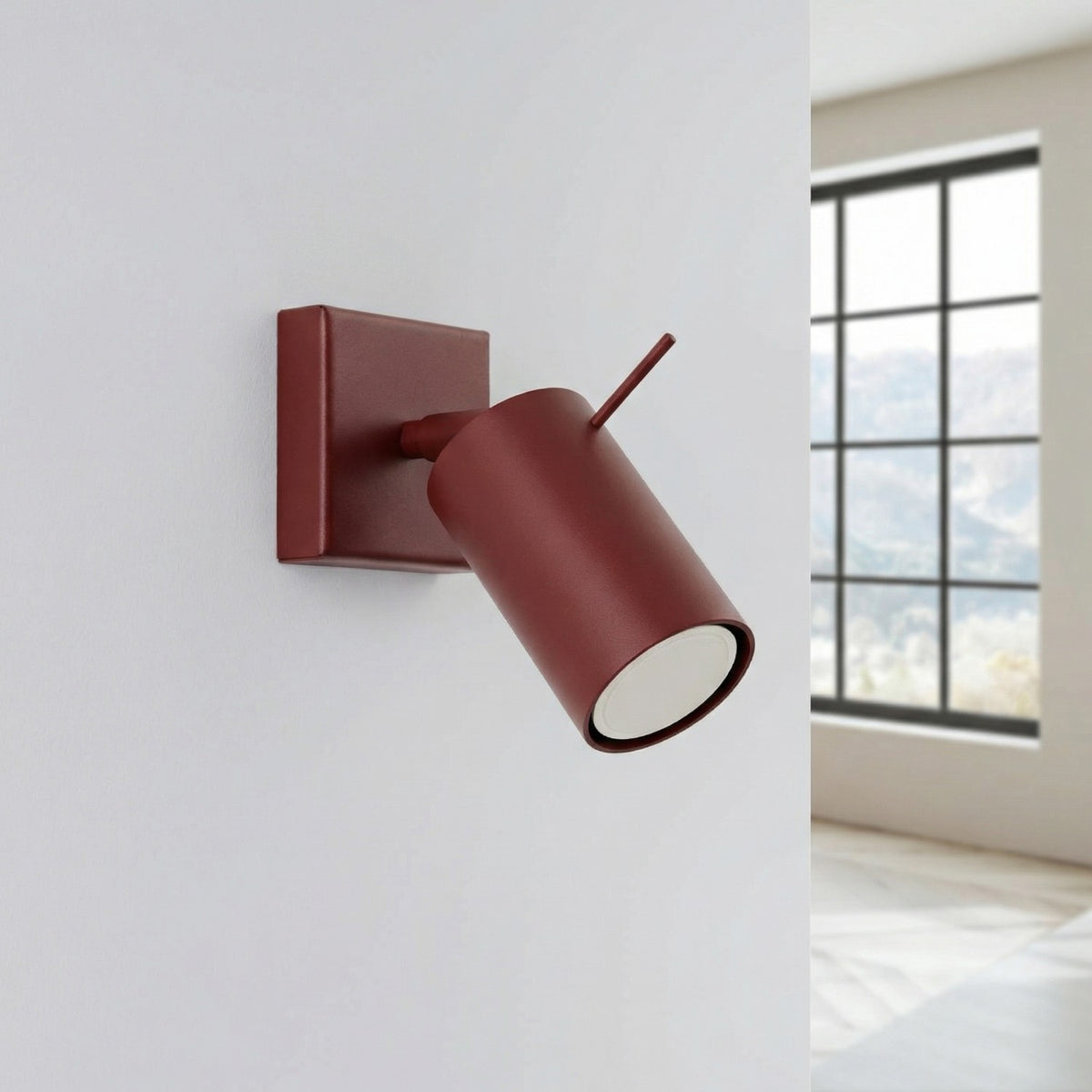 Wall lamp RING burgundy