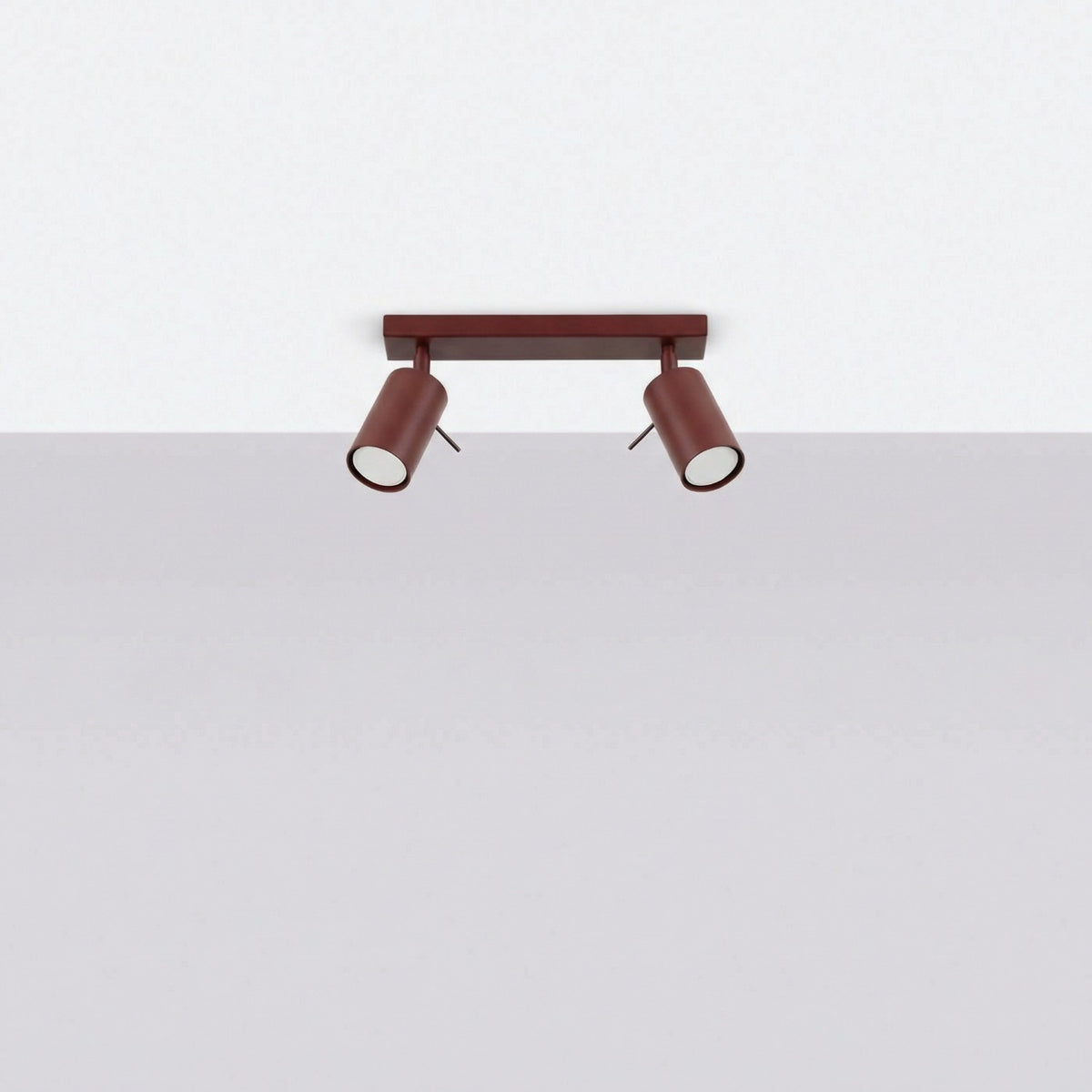Ceiling lamp RING 2 burgundy
