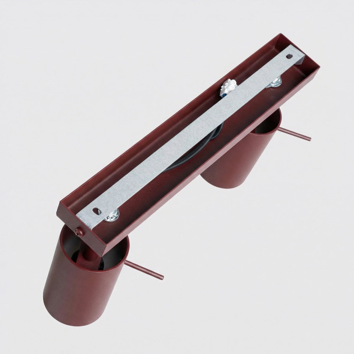 Ceiling lamp RING 2 burgundy