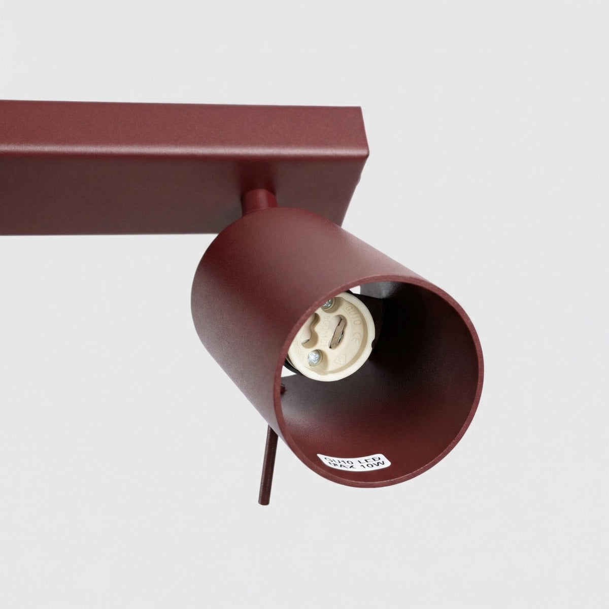 Ceiling lamp RING 2 burgundy