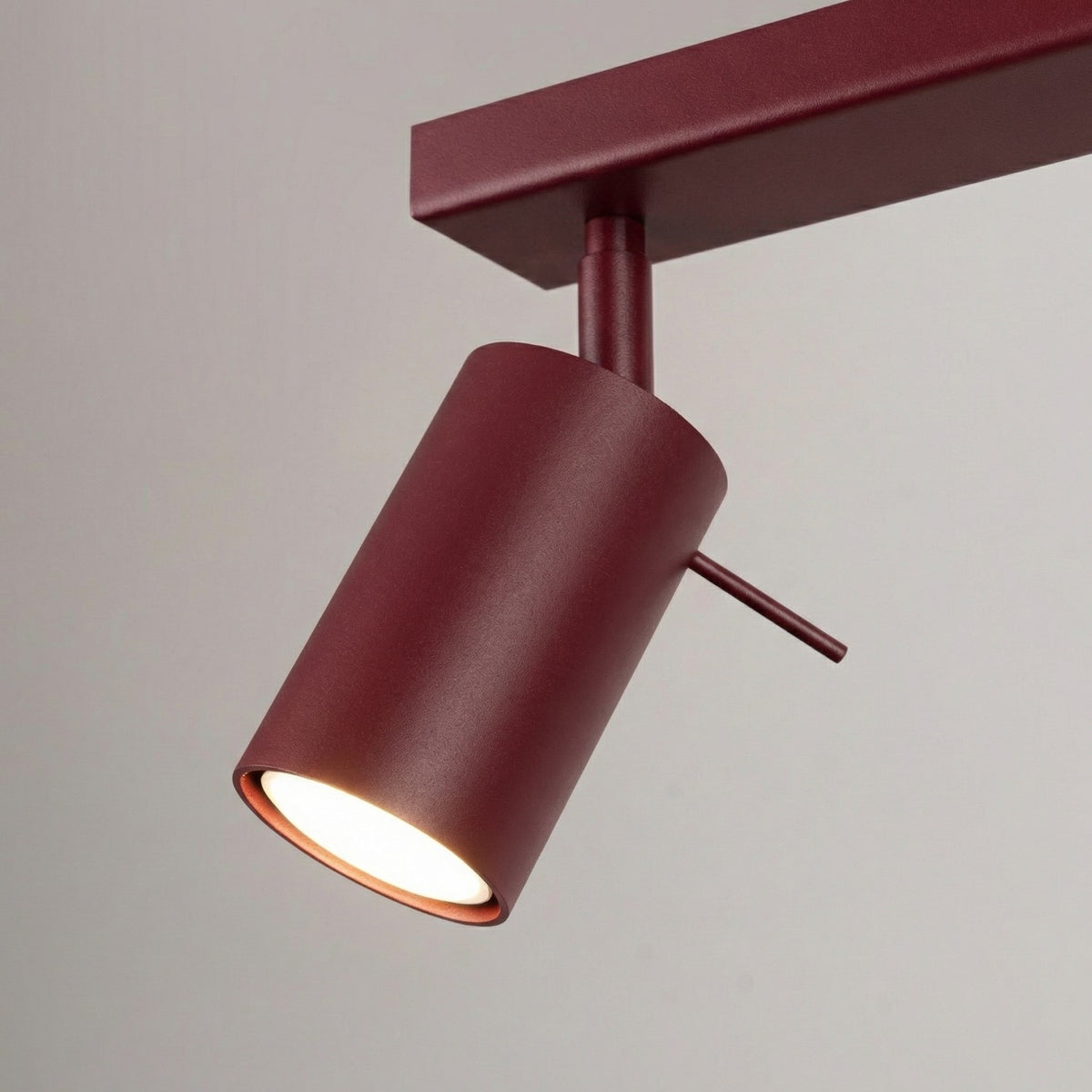 Ceiling lamp RING 2 burgundy