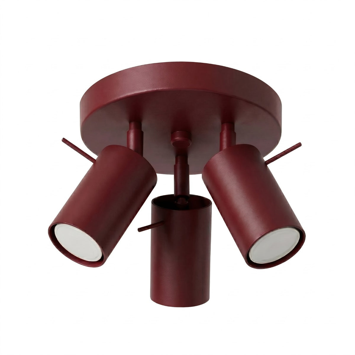 Ceiling lamp RING 3P burgundy