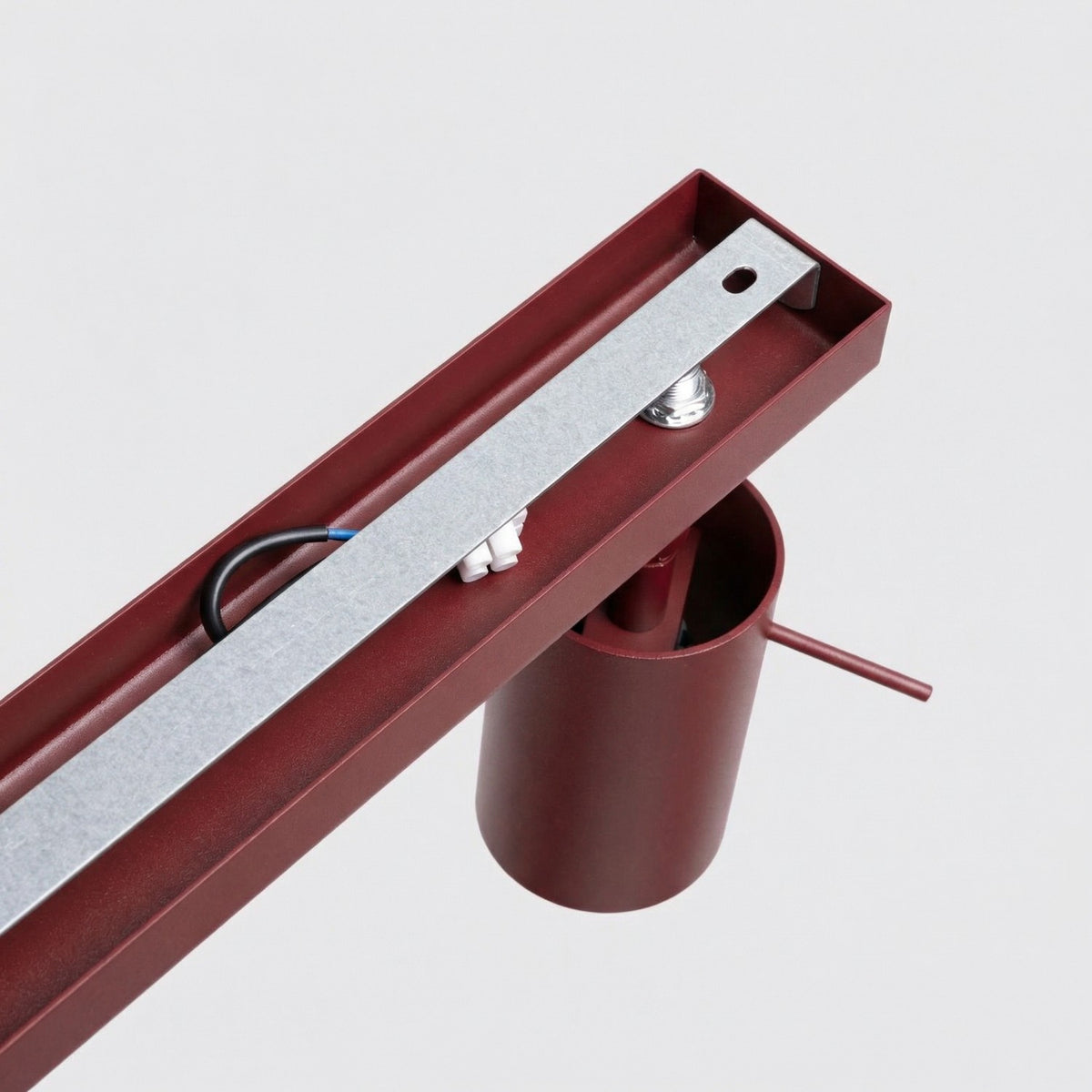 Ceiling lamp RING 4L burgundy
