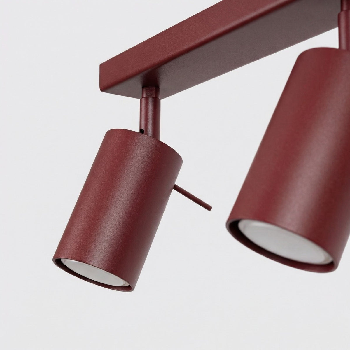 Ceiling lamp RING 4L burgundy