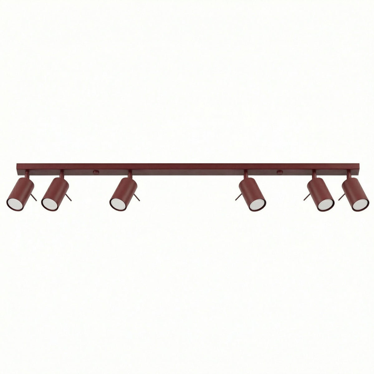 Ceiling lamp RING 6L burgundy