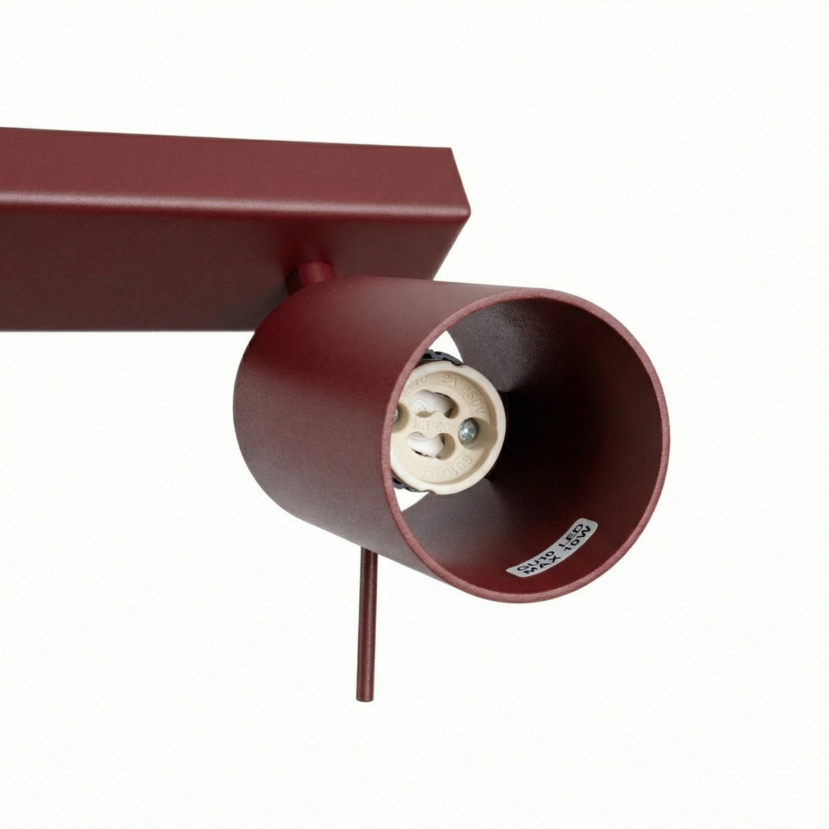 Ceiling lamp RING 6L burgundy