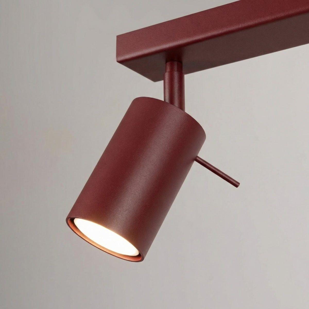 Ceiling lamp RING 6L burgundy