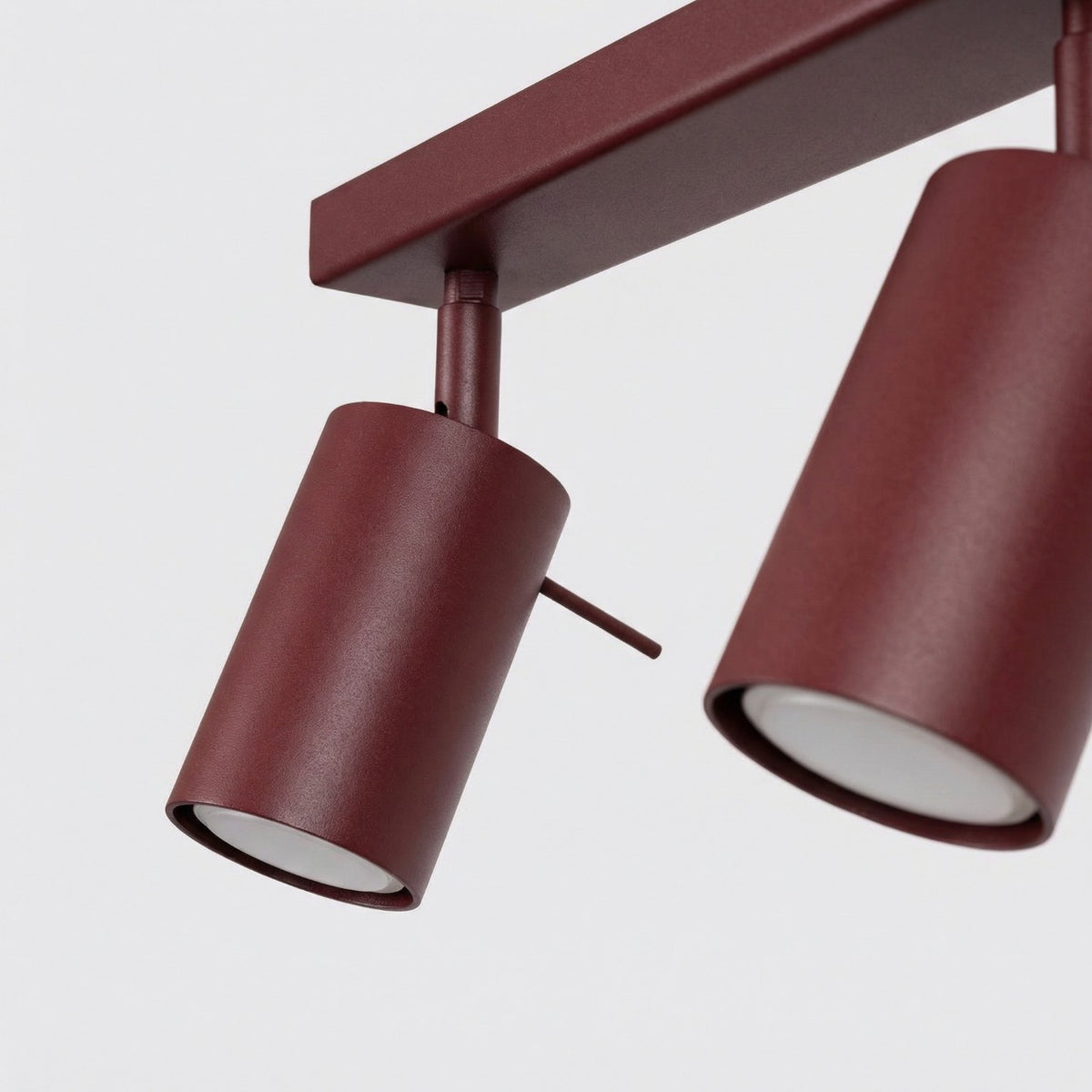 Ceiling lamp RING 6L burgundy